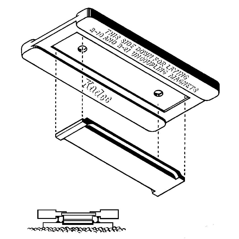 KADEE #334 Uncoupler Gluing Jig