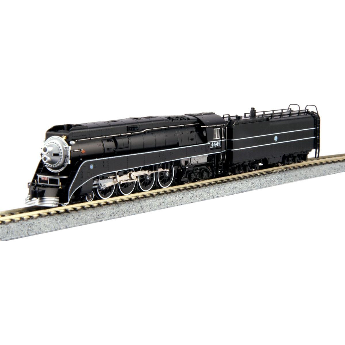 KATO N GS4 4-8-4 Burlington Northern Santa Fe Black #4449