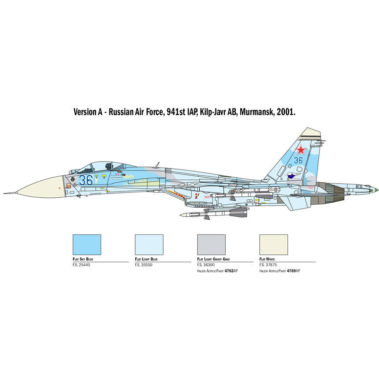 ITALERI 1/72 Su-27 Flanker