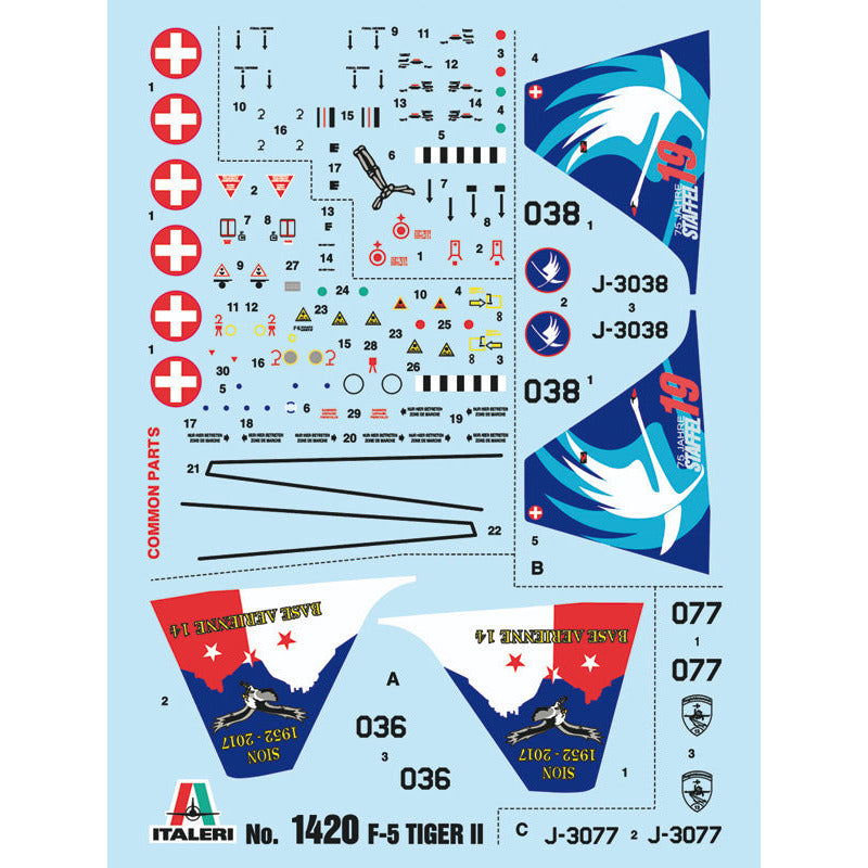 ITALERI 1/72 F-5E Swiss Air Force