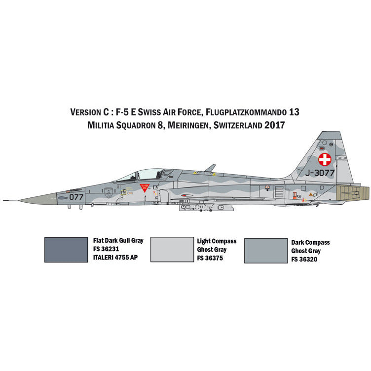 ITALERI 1/72 F-5E Swiss Air Force