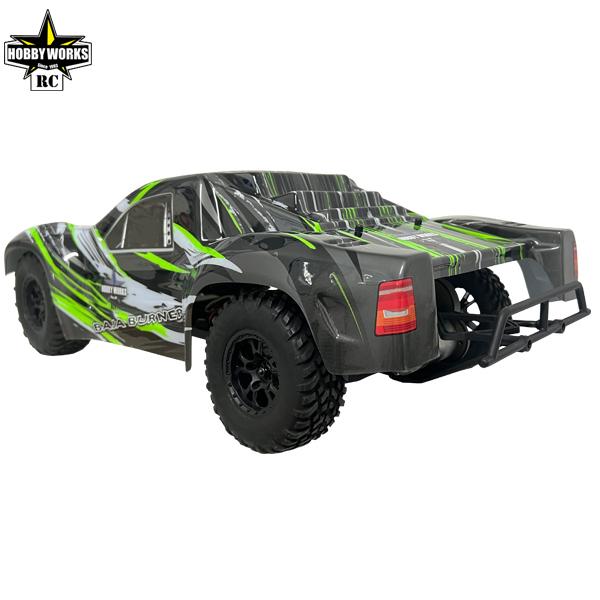 HOBBY WORKS RC Baja Burner V2 2WD SC Truck Green 1/10th RTR