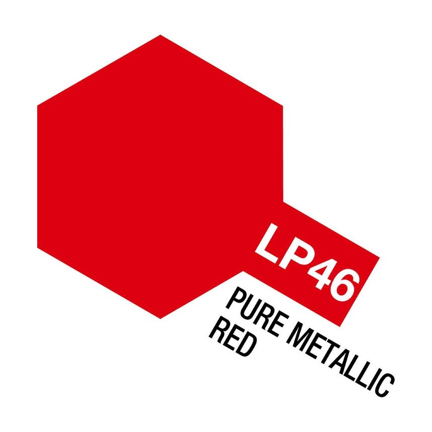 TAMIYA LP-46 Pure Metallic Red Lacquer Paint 10ml