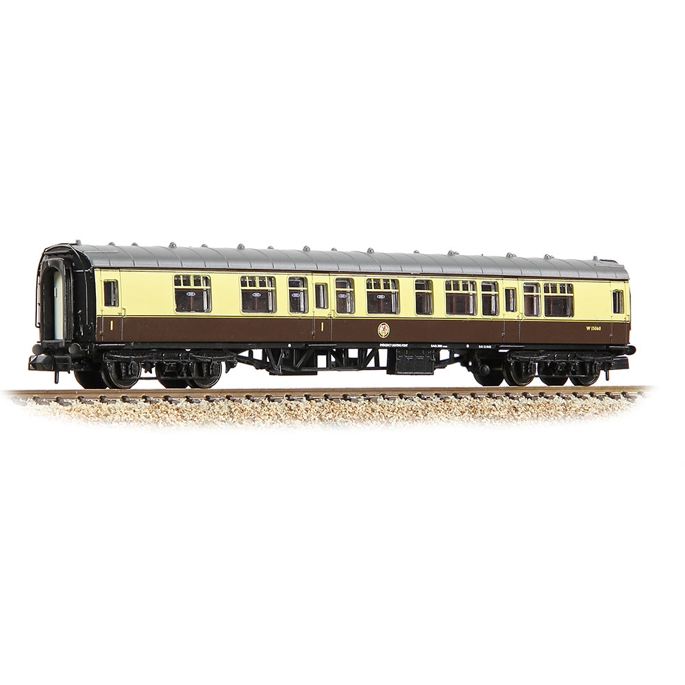 GRAHAM FARISH N BR Mk1 CK W15060 Composite Corridor BR (WR) Chocolate & Cream