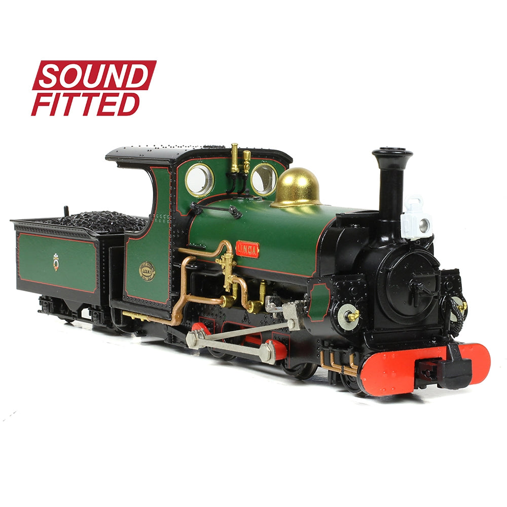 BACHMANN NARROW GAUGE OO9 Penrhyn Mainline Hunslet 2-4-0STT 'Linda' Ffestiniog Railway Green Sound Fitted