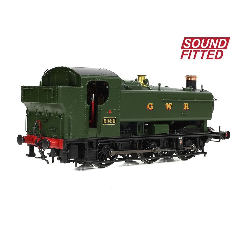 BRANCHLINE OO GWR 94XX Pannier Tank 9466 GWR Green (GWR) Sound Fitted