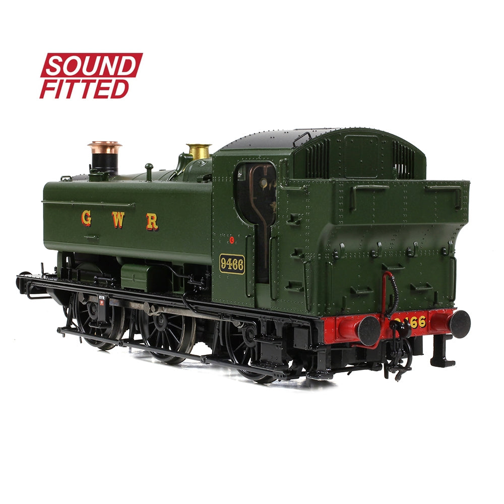 BRANCHLINE OO GWR 94XX Pannier Tank 9466 GWR Green (GWR) Sound Fitted