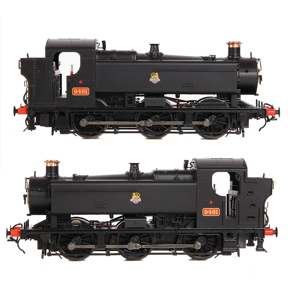 BRANCHLINE OO GWR 94XX Pannier Tank 9481 BR Black (Early Emblem)