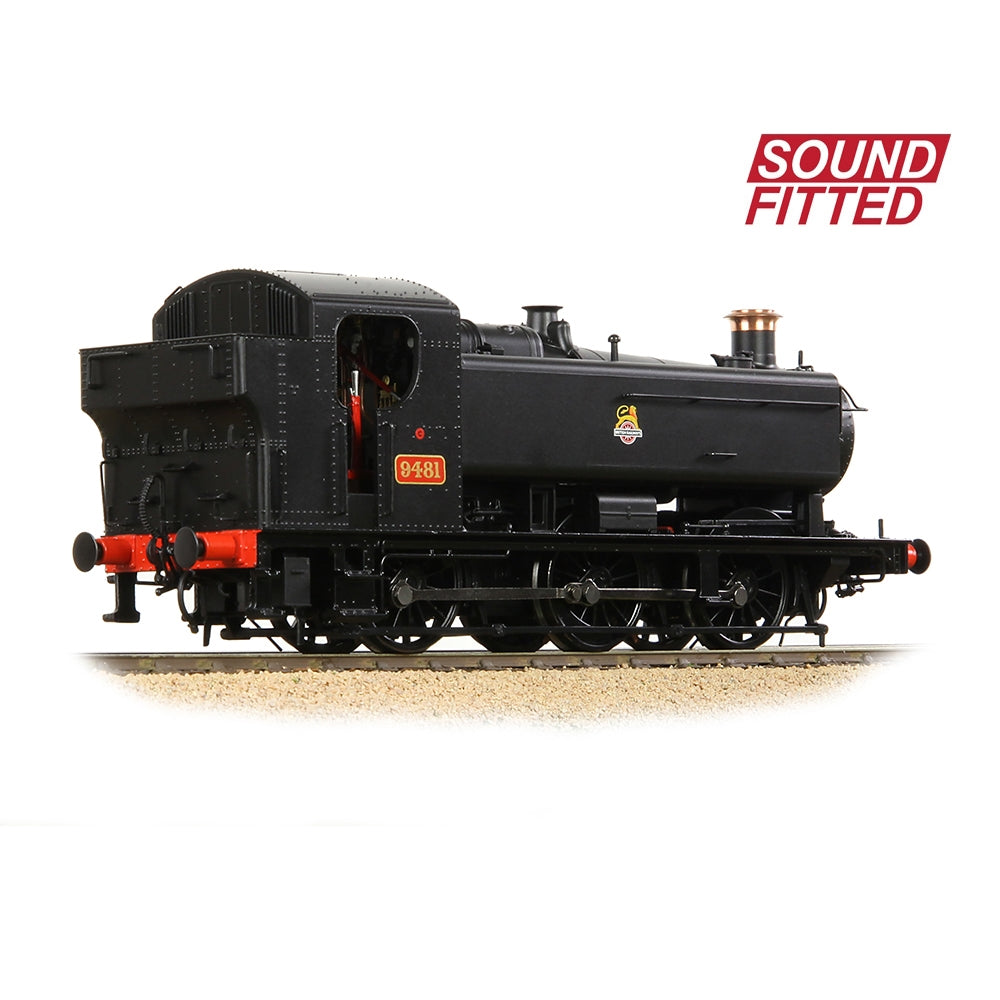 BRANCHLINE OO GWR 94XX Pannier Tank 9481 BR Black (Early Emblem) Sound Fitted