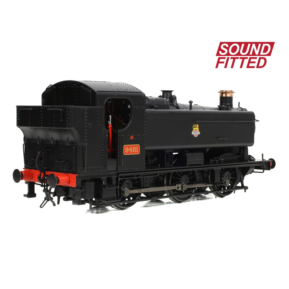 BRANCHLINE OO GWR 94XX Pannier Tank 9481 BR Black (Early Emblem) Sound Fitted