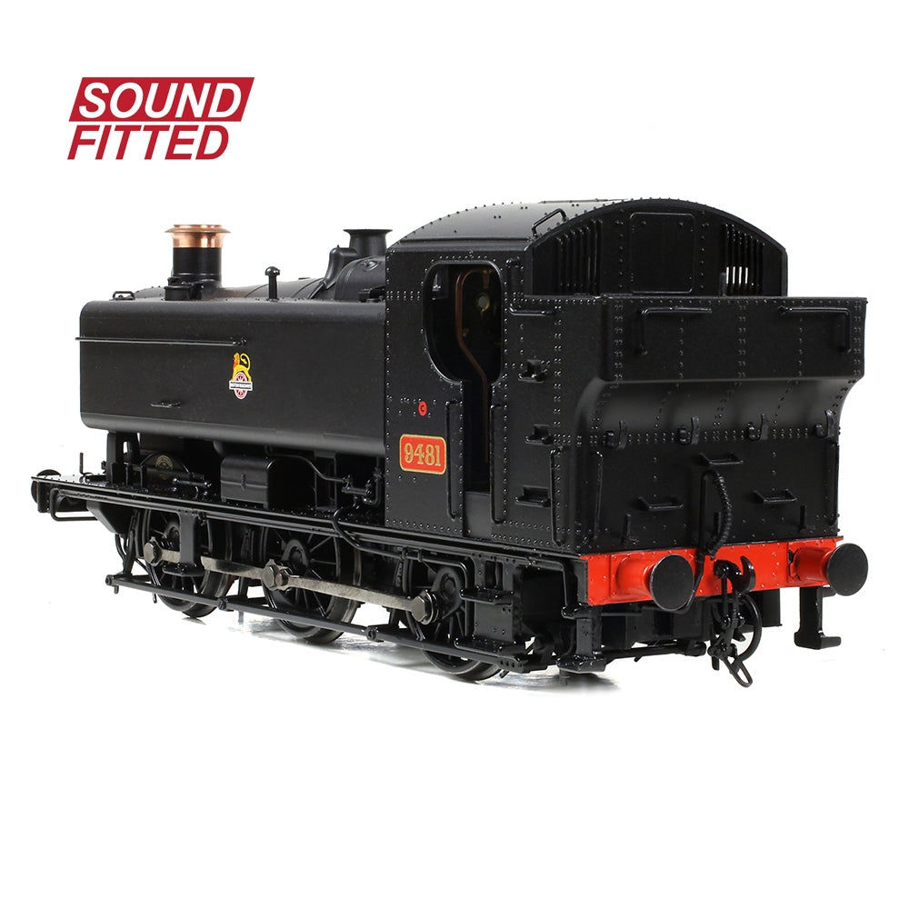 BRANCHLINE OO GWR 94XX Pannier Tank 9481 BR Black (Early Emblem) Sound Fitted