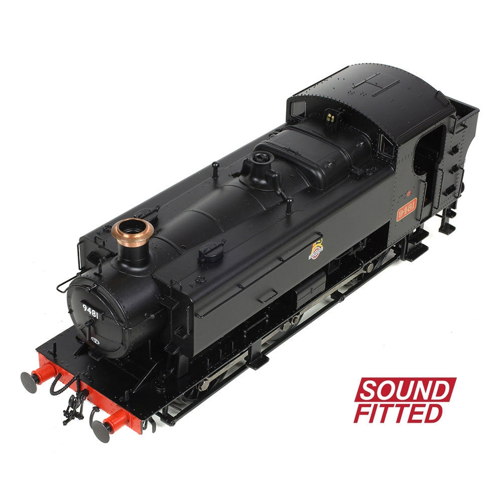 BRANCHLINE OO GWR 94XX Pannier Tank 9481 BR Black (Early Emblem) Sound Fitted