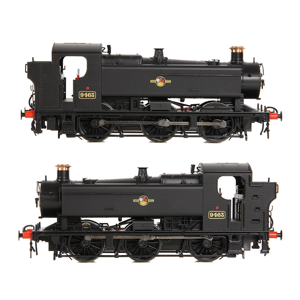 BRANCHLINE OO GWR 94XX Pannier Tank 9463 BR Black (Late Crest)