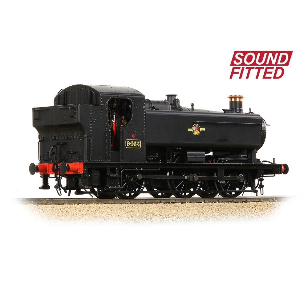 BRANCHLINE OO GWR 94XX Pannier Tank 9463 BR Black (Late Crest) Sound Fitted