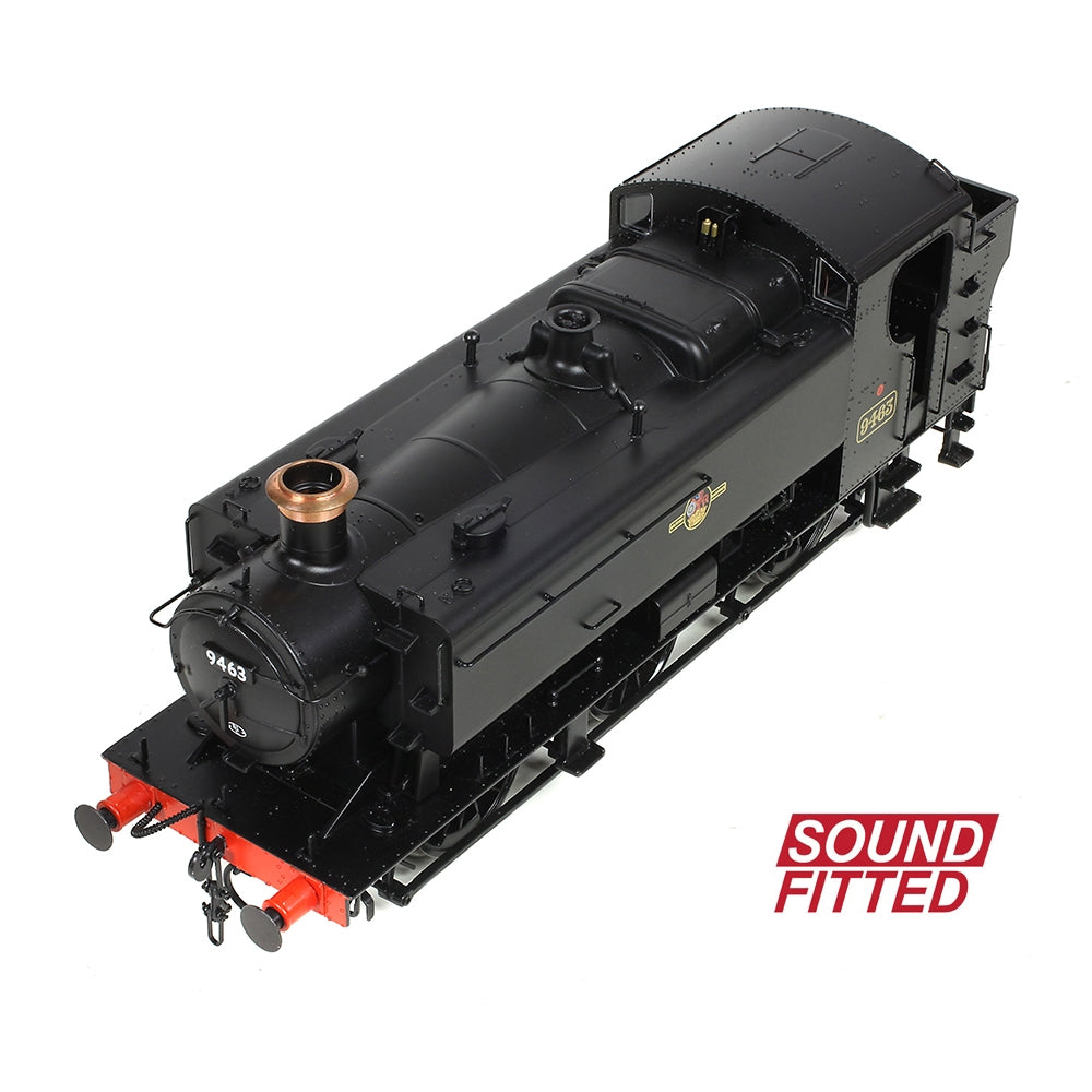 BRANCHLINE OO GWR 94XX Pannier Tank 9463 BR Black (Late Crest) Sound Fitted