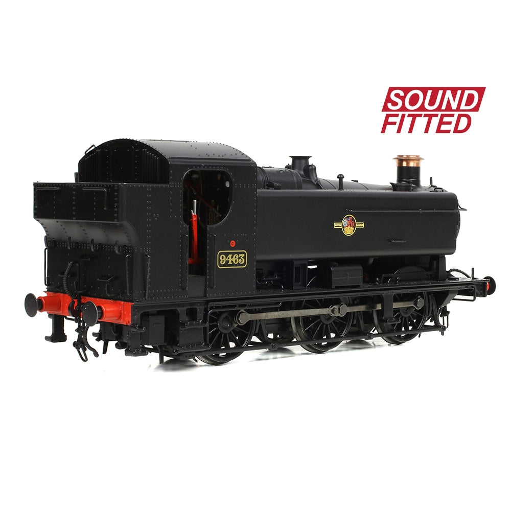 BRANCHLINE OO GWR 94XX Pannier Tank 9463 BR Black (Late Crest) Sound Fitted