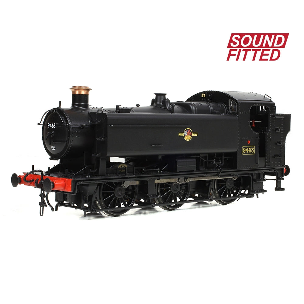 BRANCHLINE OO GWR 94XX Pannier Tank 9463 BR Black (Late Crest) Sound Fitted