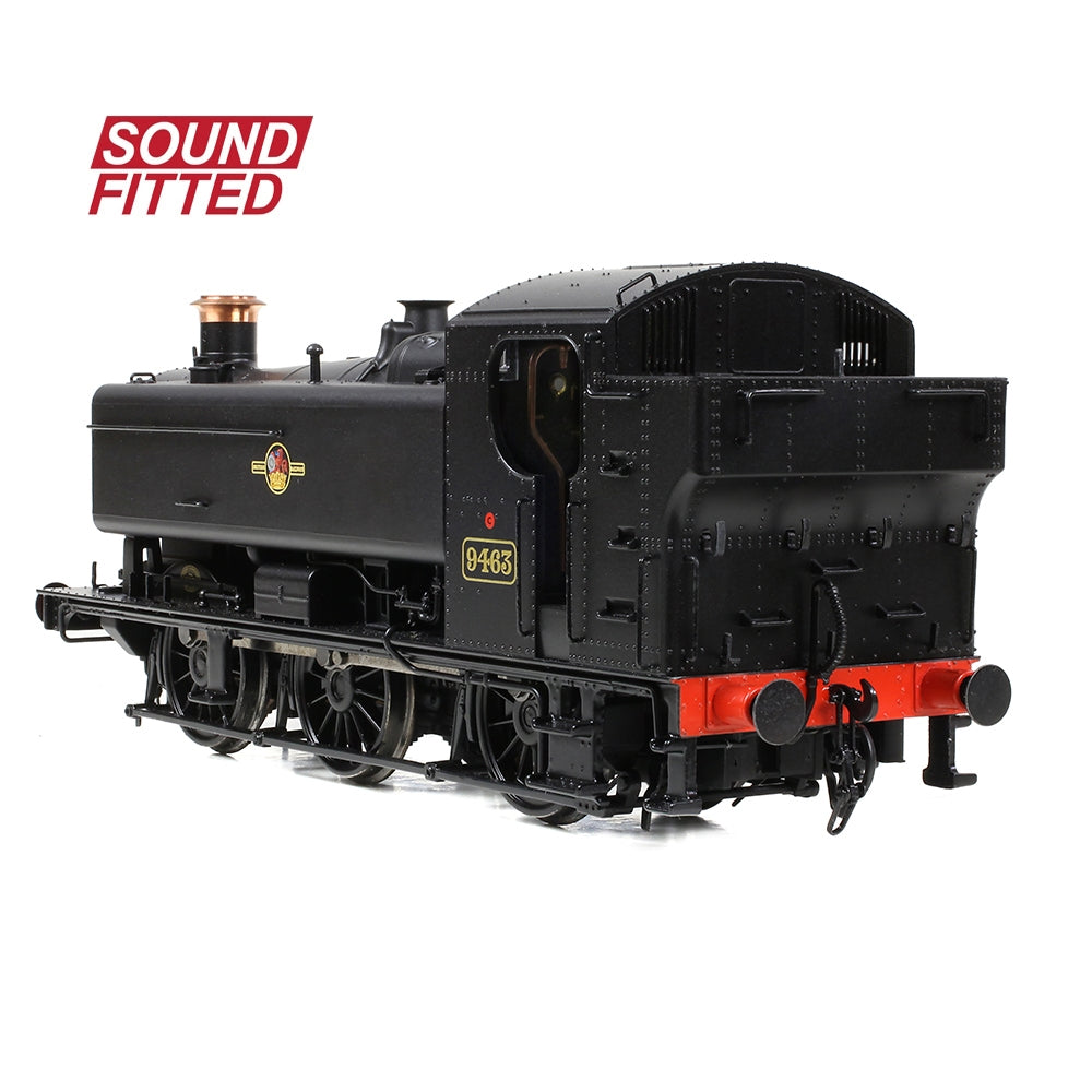 BRANCHLINE OO GWR 94XX Pannier Tank 9463 BR Black (Late Crest) Sound Fitted