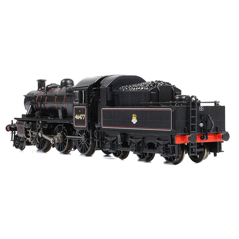 GRAHAM FARISH N LMS Ivatt 2MT 46477 BR Lined Black (Early Emblem)