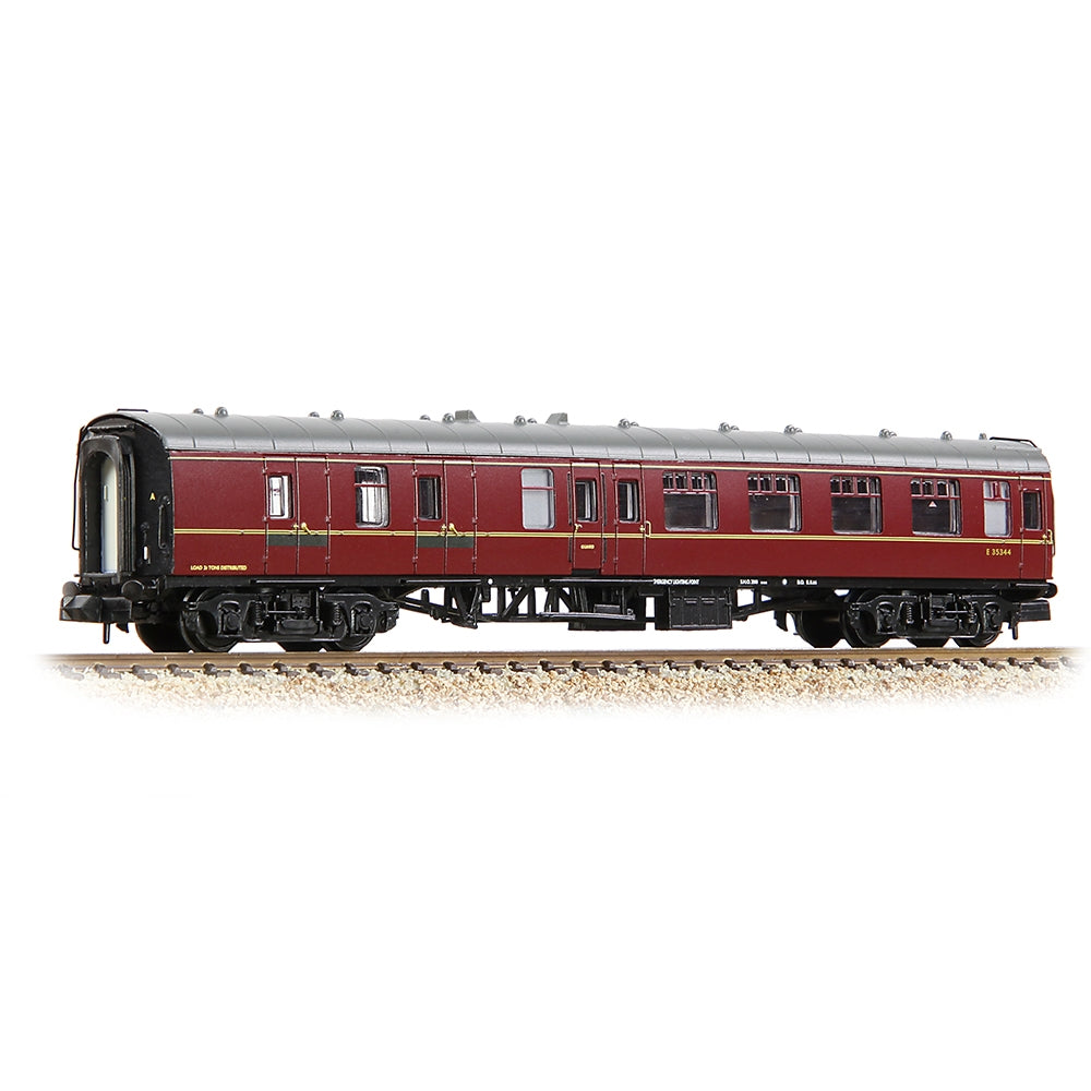 GRAHAM FARISH N BR Mk1 E35344 BSK Brake Second Corridor BR Maroon