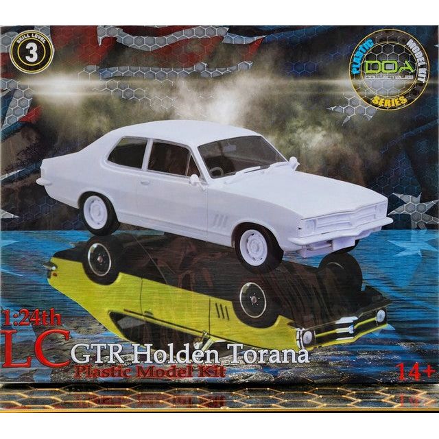 DDA COLLECTIBLES 1/24 Plastic Kit LC Torana GTR Sealed Body Opening Bonnet w/Engine