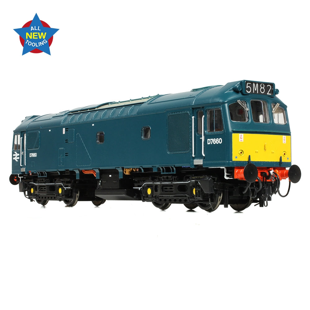 BRANCHLINE Class 25/3 D7660 BR Blue (Small Yellow Panels)