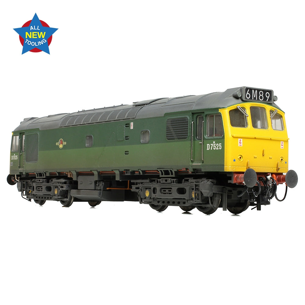 BRANCHLINE Class 25/2 D7525 BR Two-Tone Green (Full Yellow Ends) [W]