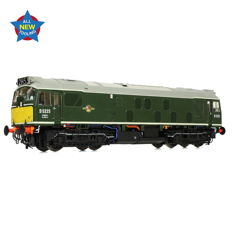 BRANCHLINE Class 25/1 D5225 BR Green (Small Yellow Panels)