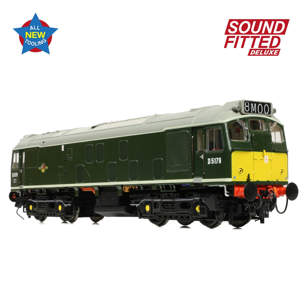 BRANCHLINE Class 25/1 D5179 BR Green (Small Yellow Panels)