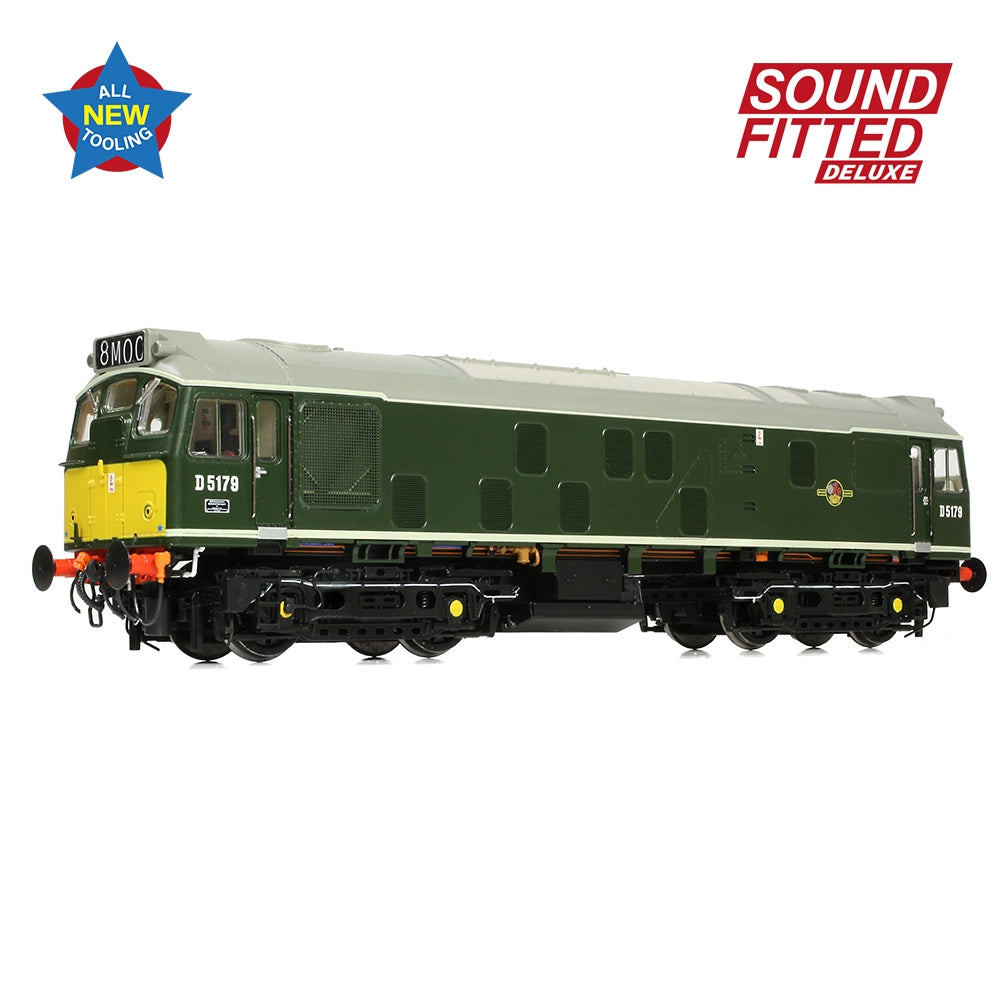 BRANCHLINE Class 25/1 D5179 BR Green (Small Yellow Panels)