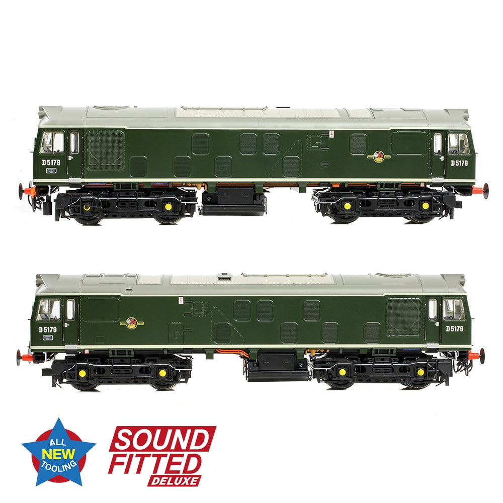 BRANCHLINE Class 25/1 D5179 BR Green (Small Yellow Panels)