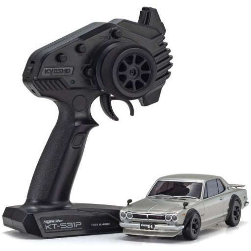 KYOSHO Mini-Z AWD MA-020 Readyset Nissan Skyline 2000GT-R KPGC10 Silver