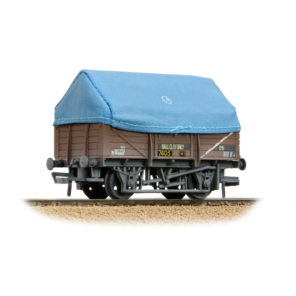 BRANCHLINE 5 Plank China Clay Wagon BR Bauxite (TOPS) With Hood [W]