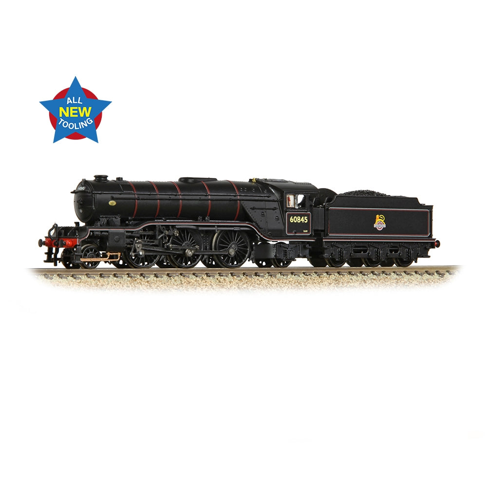 GRAHAM FARISH LNER V2 60845 BR Lined Black (Early Emblem)