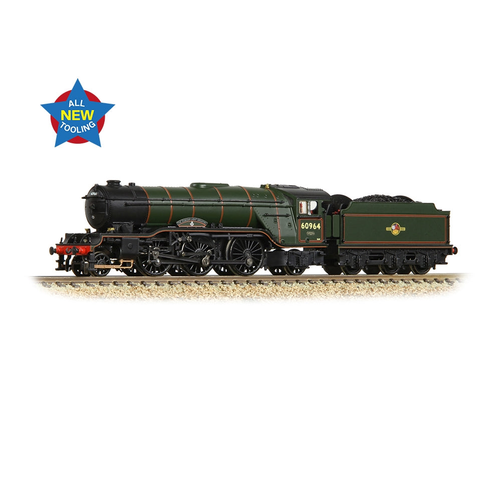 GRAHAM FARISH LNER V2 60964 'Durham Light Infantry' BR Lined Green (Late Crest)