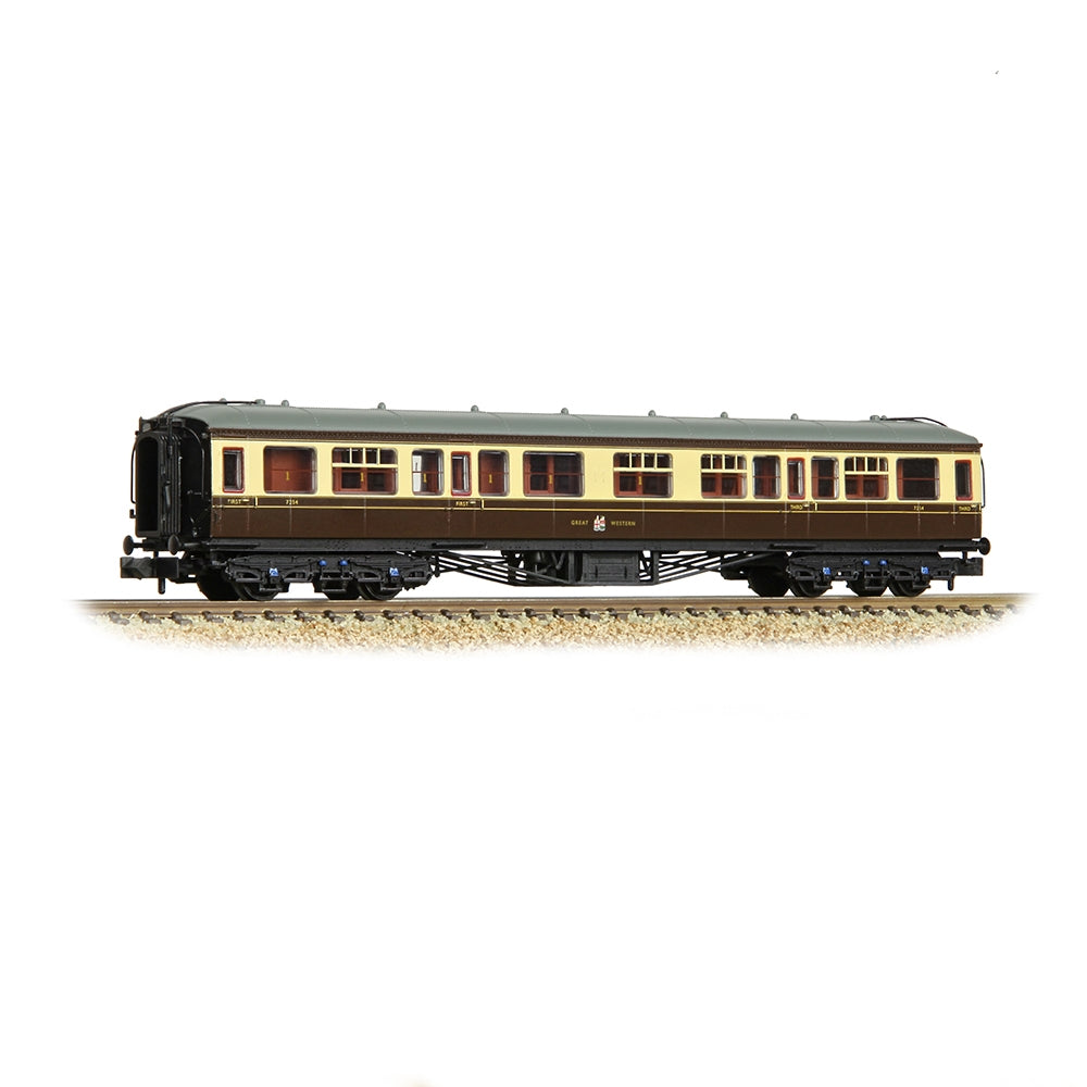 GRAHAM FARISH GWR Hawksworth Composite Corridor GWR Chocolate & Cream