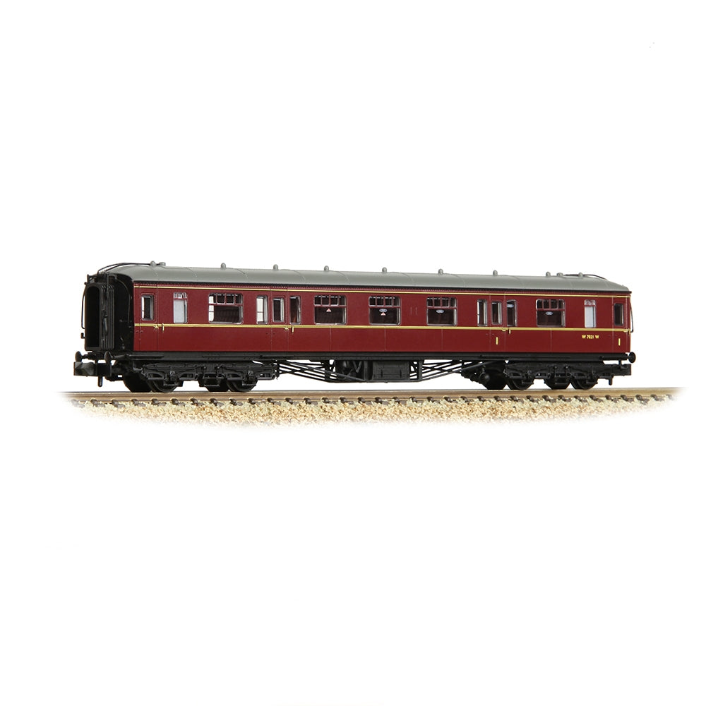 GRAHAM FARISH GWR Hawksworth Composite Corridor BR Maroon