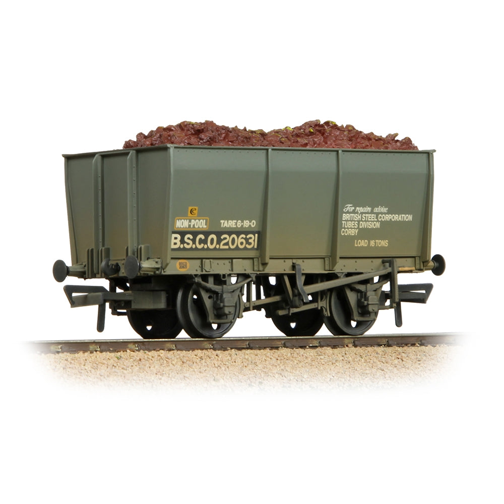 BRANCHLINE 16T Steel Slope-Sided Tippler Mineral Wagon BSC Grey [W] [WL]