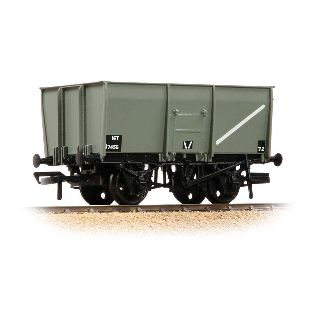 BRANCHLINE 16T Steel Slope-Sided Mineral Wagon Rivetted Doors BR Grey