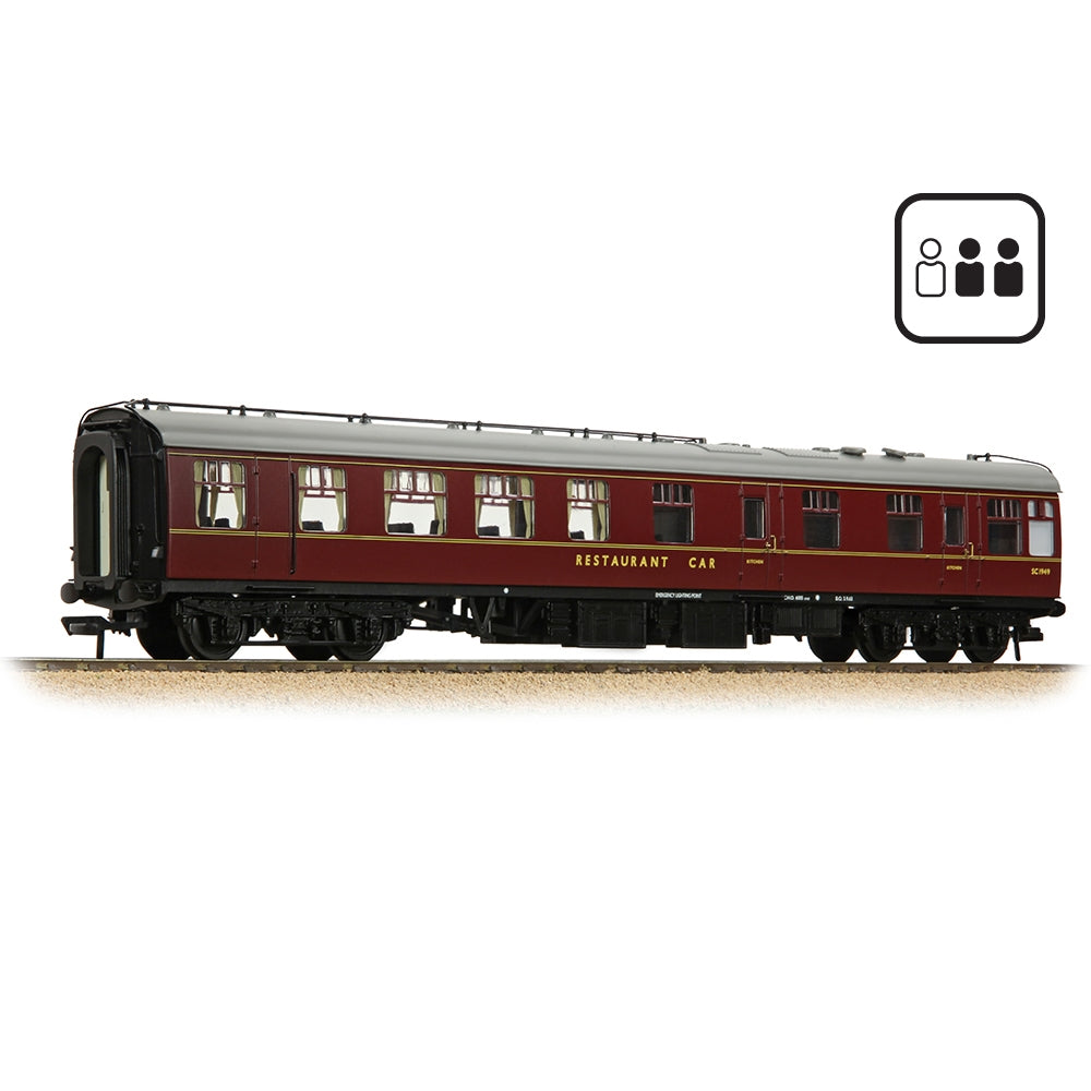 BRANCHLINE BR Mk1 RU Restaurant Unclassified BR Maroon [PF]