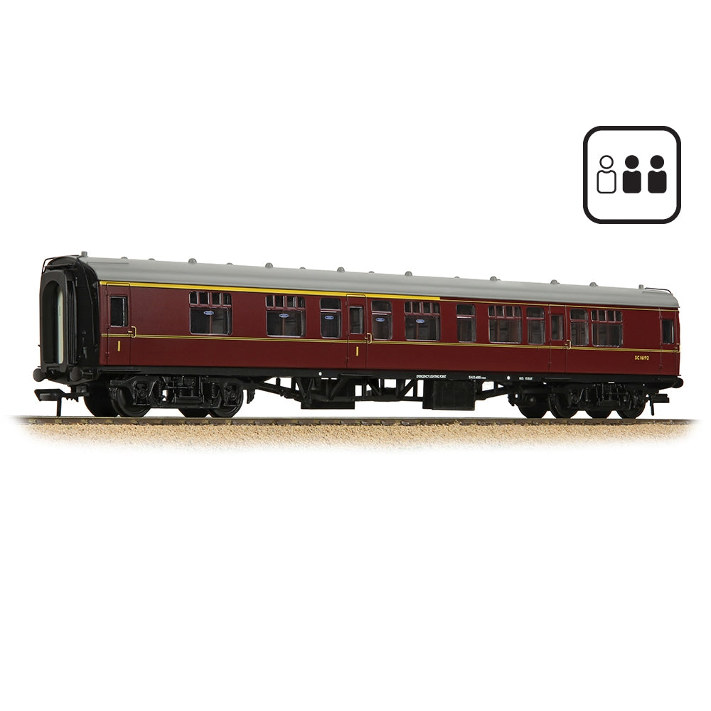 BRANCHLINE BR Mk1 CK Composite Corridor BR Maroon [PF]