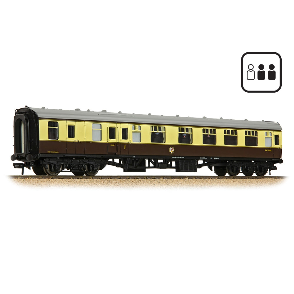 BRANCHLINE BR Mk1 BCK Brake Composite Corridor BR (WR) Chocolate & Cream [PF]