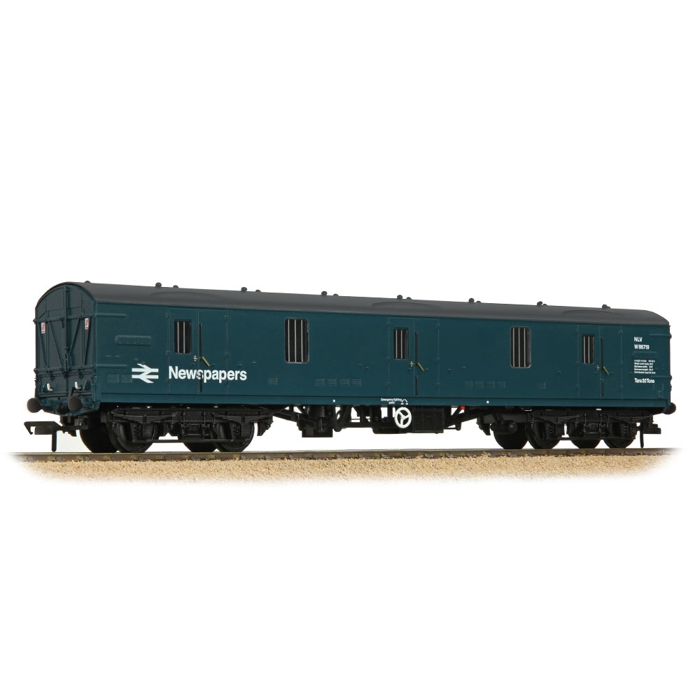 BRANCHLINE BR Mk1 NLV (Ex-GUV) General Utility Van BR Blue (Newspapers)