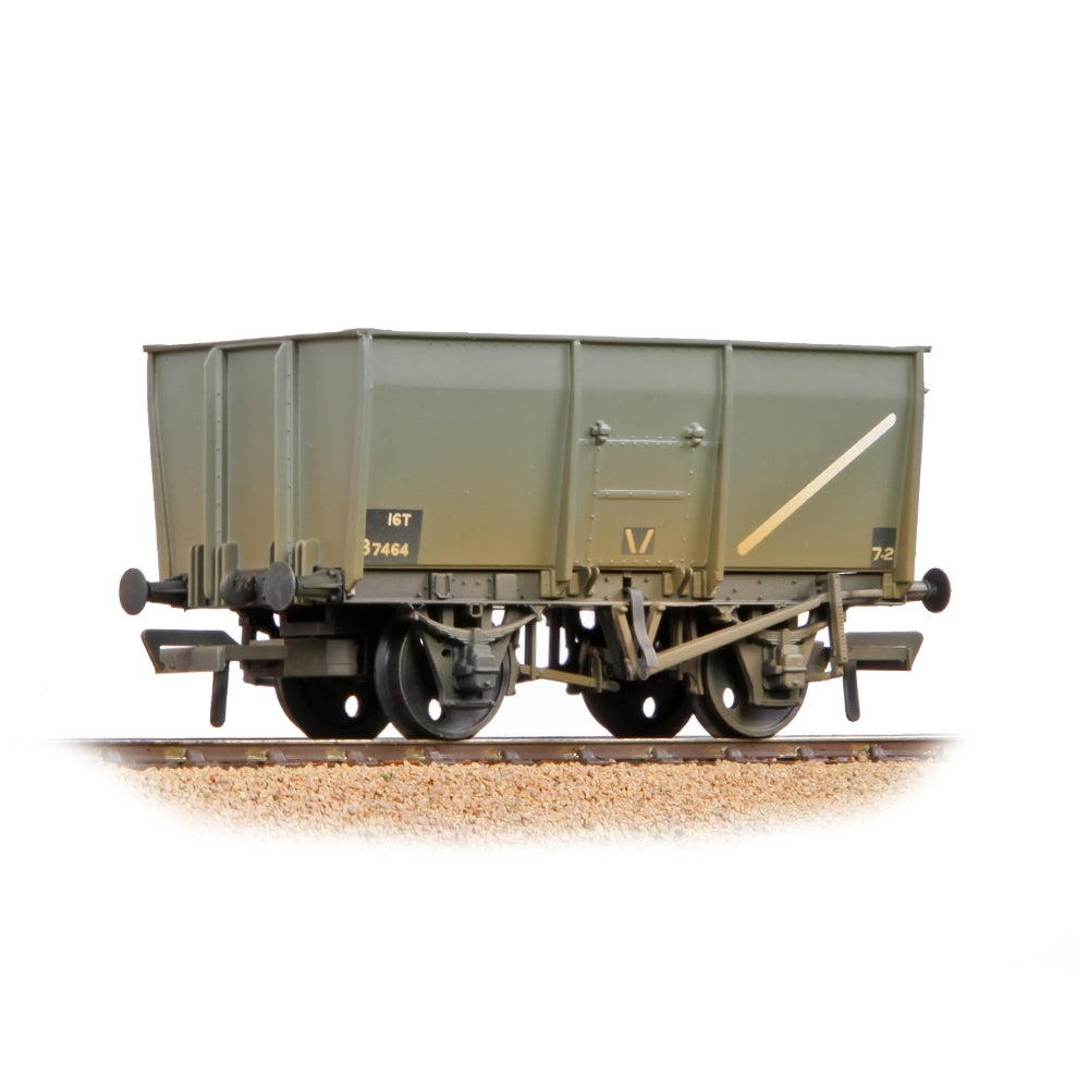 BRANCHLINE 16T Steel Slope-Sided Mineral Wagon Rivetted Doors BR Grey [W]