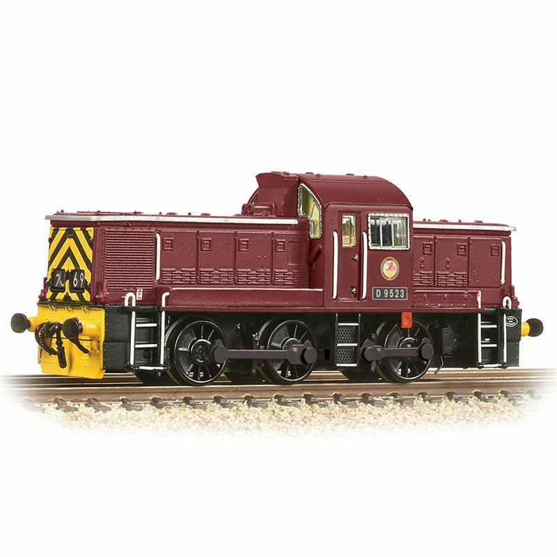 GRAHAM FARISH N Class 14 D9523 BR Maroon (Wasp Stripes)