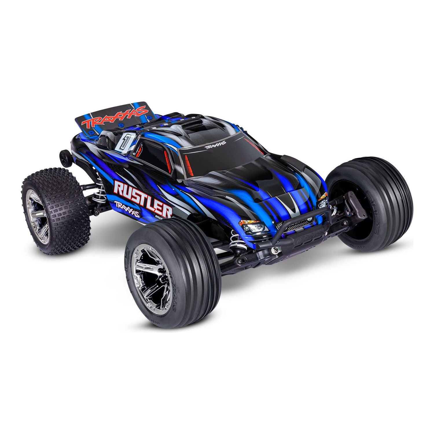 TRAXXAS Rustler 2WD BL-2s BLUE