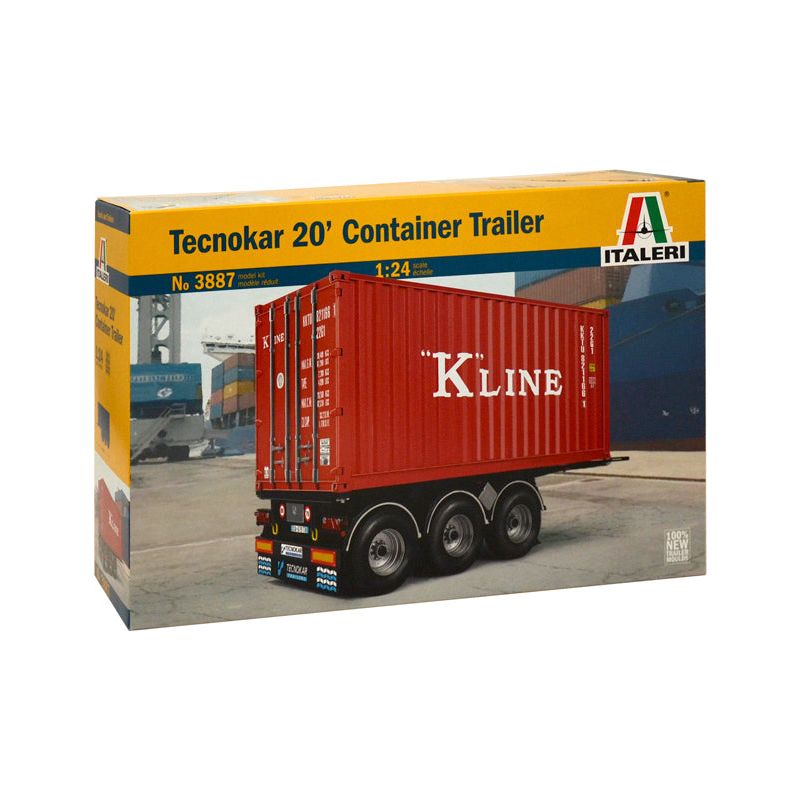 ITALERI 1/24 20' Container Trailer