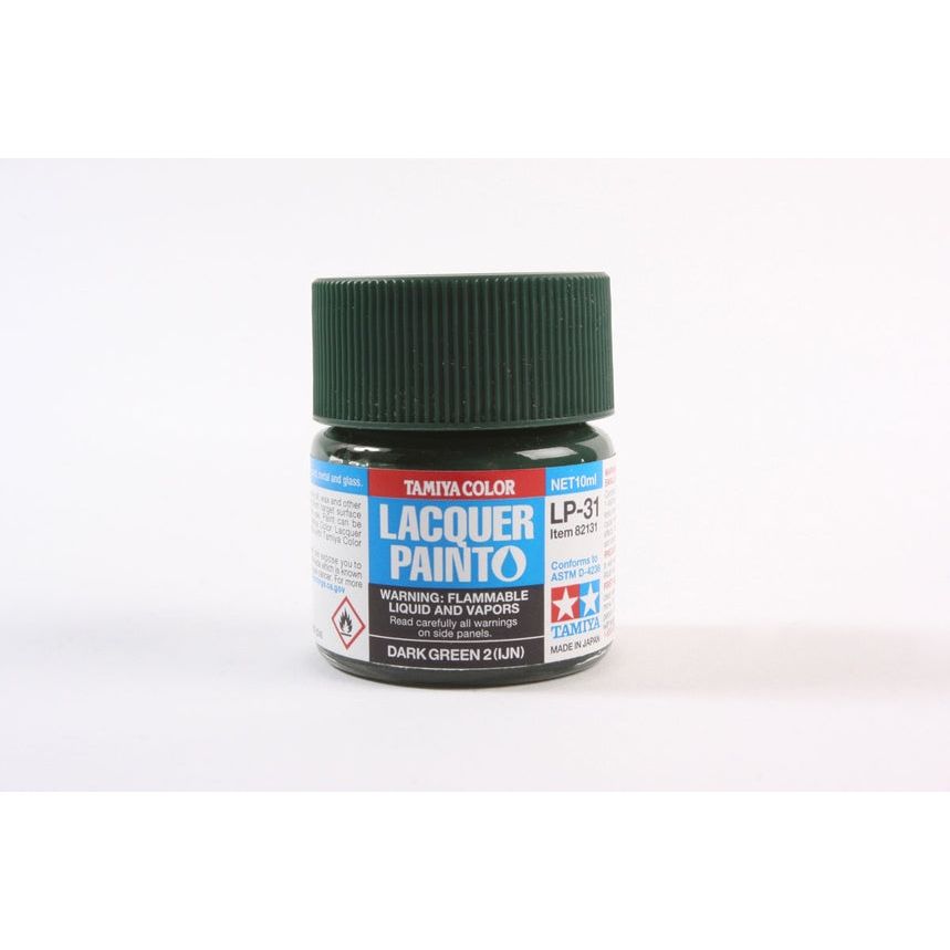 TAMIYA LP-31 Dark Green 2 Lacquer Paint 10ml