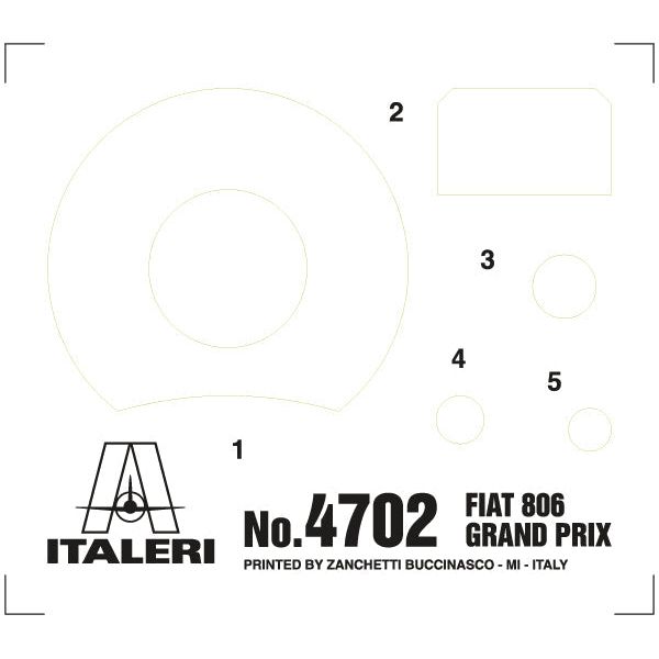 ITALERI 1/12 Fiat 806 Grand Prix