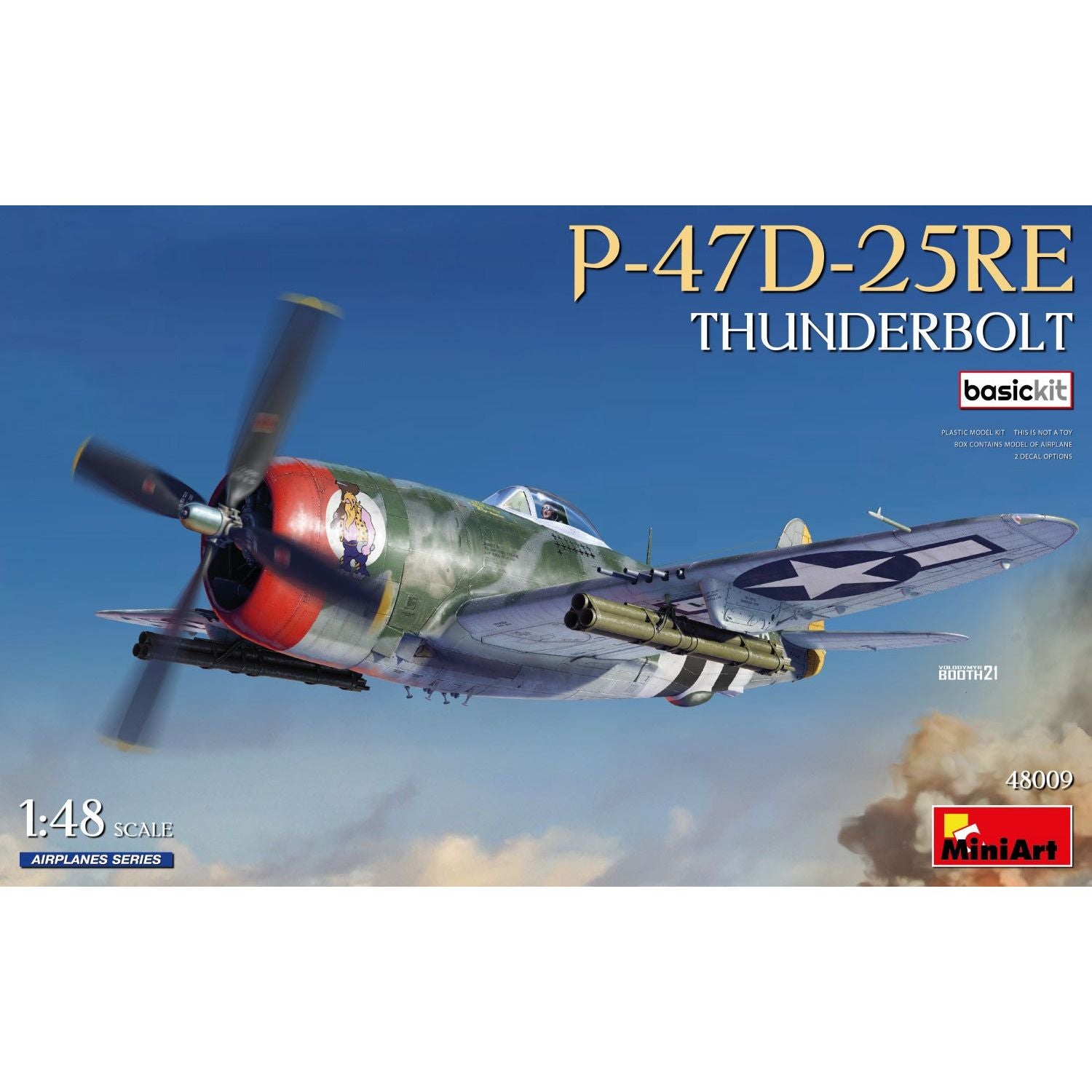 MINIART 1/48 P-47D-25RE Thunderbolt Basic Kit